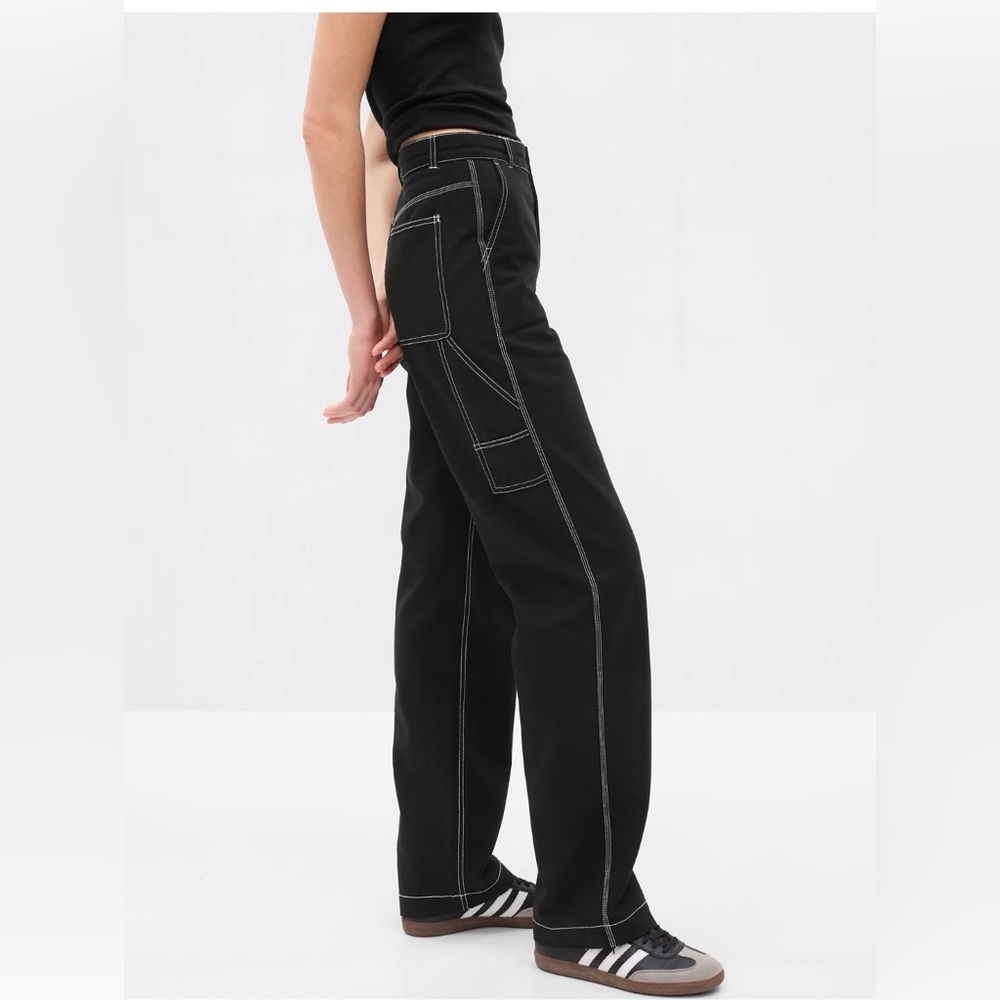 GAP Black Straight Leg carpenter Pants